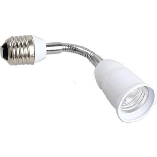 Flexible E27 to E27 16cm Length Extend LED light Bulb lamp Holder Converters Adapter Socket Base Type Extension 1 Pc