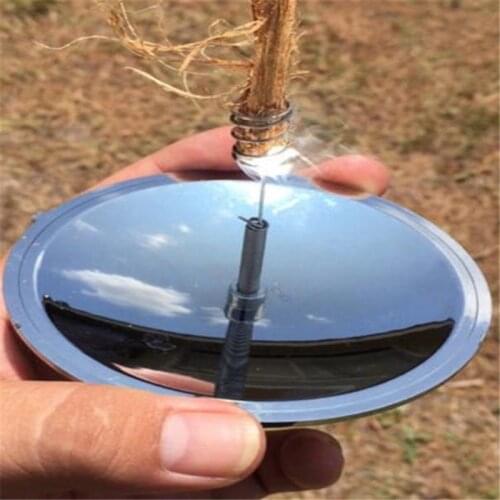 Wild Survival Tool 1pc Solar Outdoor Camping Survival Fire Emergency Fire Ignition Camping Survival Barbecue Solar Fire Tool