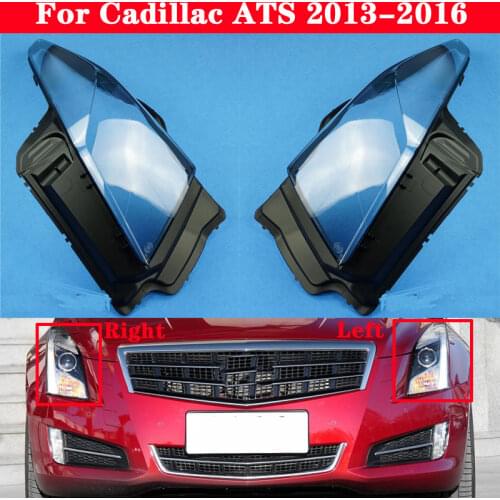Auto Light Caps For Cadillac ATS 2013-2016 Car Headlight Cover Transparent Lampshade Lamp Case Glass Lens Shell