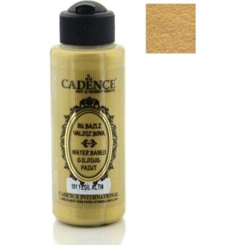 Cadence Yaldzlı Paint 101-Yeşil Gold 120ml