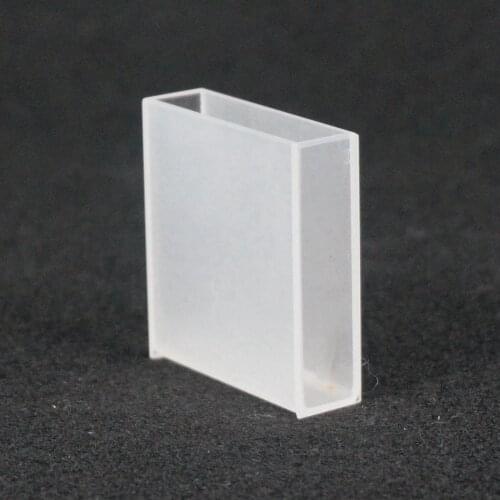 40mm Path Length Jgs-3 Quartz Cell Cuvette Cell With PTFE Lid For For Infrared Spectrometer