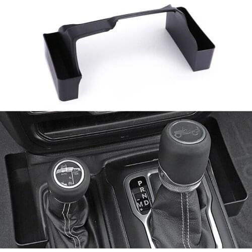 Car Armrest Storage Box Organizer Gear Tray for Jeep Wrangler JL JLU 2018-2021 Gear Shift Storage Box Car Interior Accessories