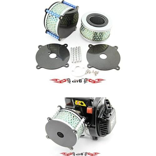 Carbon Fiber Upgraded Air Filter for Losi 5ive-T, Rovan LT, KMX2 RC CAR PARTS