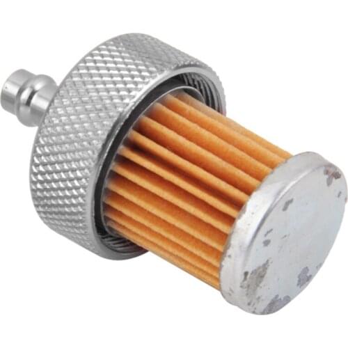 Motorcycle Motorcycle Atv Fuel Filter Four In Line 1/4 Inch Silver 6mm