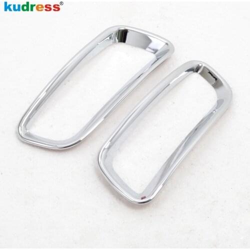Rear Fog Light Cover Trim For Renault Koleo 2008-2011 ABS Chrome Tail Foglight Lamp Decoration Frame Car Styling Accessories