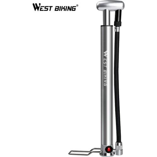 WEST BIKING 160PSI High Pressure Bicycle Pump Cycling Air Inflator MTB Bike Tyre Pump Bomba De Bicicleta AV/FV Bike Tire Pump