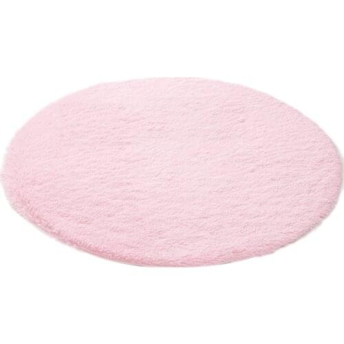 New Anti-slip 40cm Diameter 4.5cm Thicken Round Floor Carpets Living Room Bathroom Circle Mat Rug S55