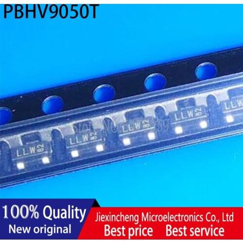 50PCS PBHV9050T marking:LLW PBHV9050 SOT-23 transistor 500V 0.15A New original
