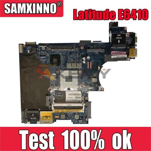 Original laptop Motherboard For DELL Latitude E6410 Mainboard CN-0HNGW4 0HNGW4 NCL00 LA-5471P QM57
