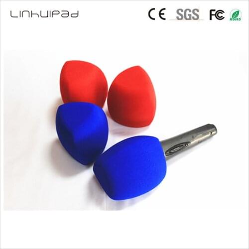 Linhuipad Bule triangle Interview microphone Windscreen Foam Cover Inside Diameter: 4 CM (about .1.57") 1 PCS/LOT