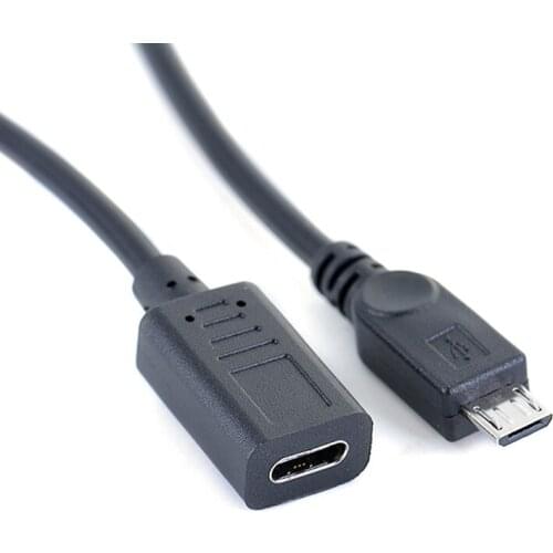 Dropshipping USB Type-c Female to Micro USB Male OTG Connector Cable Adapter