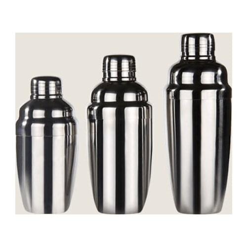 50PCS Stainless Steel Cocktail Shaker Mixer Wine Martini Boston Shaker For Bartender Drink Party Bar Tools 350ML/550ML/750ML