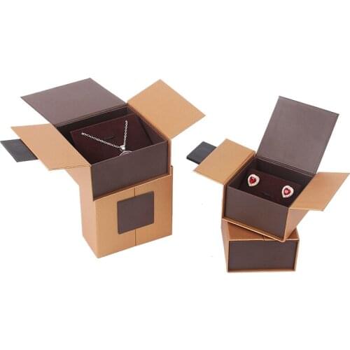 Jewelry Box For Engagement Ring Earrings Gift Bracelet Pendant Soft Display Case Wedding