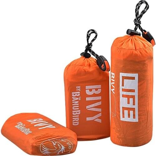 Outdoor Emergency Sleeping Bag Thermal Keep Warm Waterproof Mylar First Aid Emergency Blanke Camping Survival Gear
