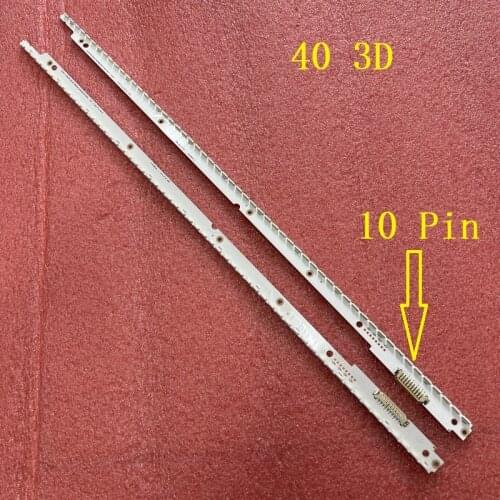 2 PCS/set LED backlight strip for Samsung 2012SVS40 3D UE40ES6710 UE40ES6100 UE40ES6560 UE40ES6800 UE40ES5500 LTJ400HV19-J