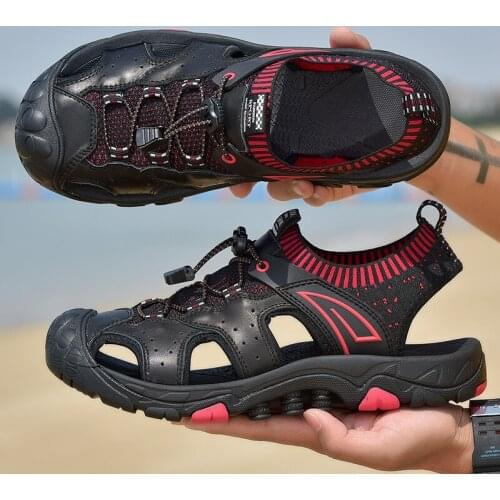 Slippers sneakers wear transpirables 2020 sport safety man sandals rubber air running casual Man Breathable Casual zapatillas