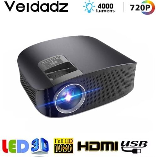 VEIDADZ YG600 HD Projektor LCD Beamer Unterstützung Full HD 1080P YG610 Heimkino HDMI VGA USB Video Tragbare LED projektor