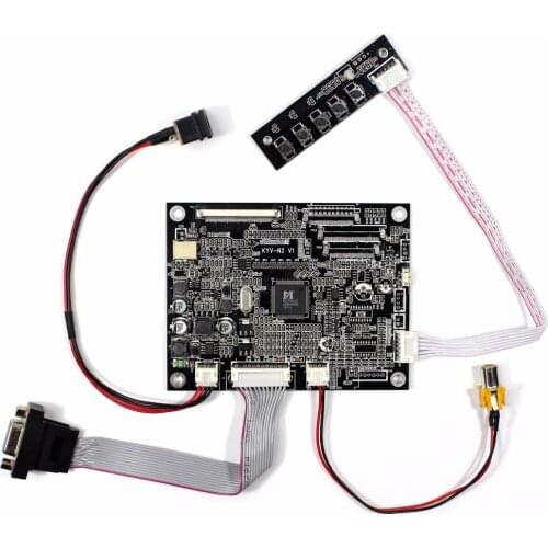 VGA AV Lcd Controller board KYV-N2 V1 for HSD070IDW1-E HSD062IDW1 800x480 Lcd panel
