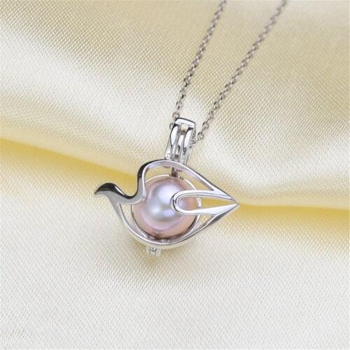 S925 Sterling Silver Screw Eye Pin Bail Top Drilled Beads End Cap For DIY Pearl Charm Pendant Connectors Jewelry Making