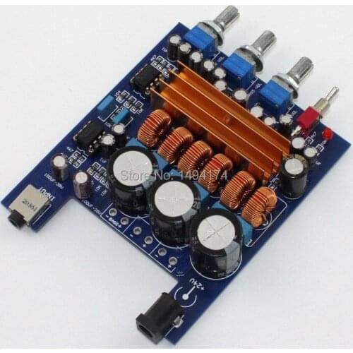 WQScosea Q8S-79 TPA3116D2 NE5532 2.1 Audio HIFI Subwoofer Amplifier Verst Board 50Wx2+100W 3*3300UF Transcends TPA3123 LM1875