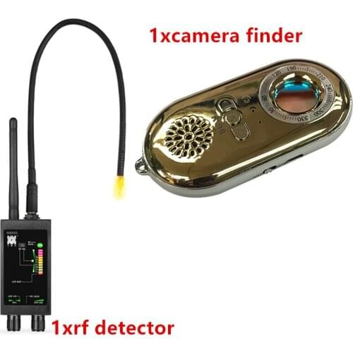 1-12GHz Professional GPS/Anti-Spy Bug Hidden Camera RF Detector&Spy Camera finder(GOLD)