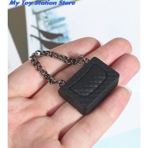 1 Pc Chain Pack Doll Bag Miniature Shopping Handbag Model for Doll House Decor