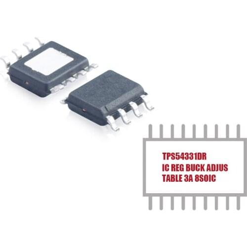 1PCS TPS54331DR IC Positive Adjustable 0.8V 1 Output 3A 8-SOIC (0.154", 3.90mm Width) Buck Switching Regulator