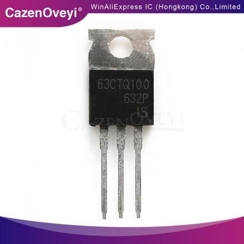 10pcs/lot 63CTQ100PBF 63CTQ100 TO-220 100V 63A new original In Stock