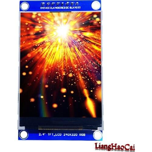 2.4 inch wide view angle ILI9341 18 pin TFT LCD With Touch panel PCB module 4 wire Serial port SPI interface 240x320 STM32