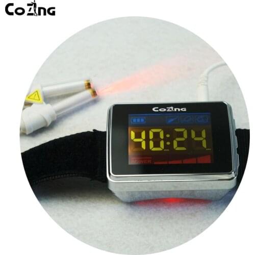 2019 Newest Tens Laser Watch Diabetic Watch Laser Acupuncture Therapy Rhinitis High Blood Pressure Varicose Veins Sinusitis