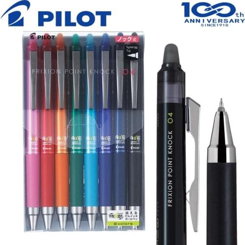 3/8 Colors Set Japan PILOT LFPK-25S4 Erasable Pen Large-capacity Color Pressing Neutral Gel Pen 0.4mm Needle Nib School Supplies