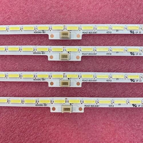 4pcs/set LED bar for Sharp HE650HU-B01 LC-65N7000U V650DJ4-QS5 LED65EC660US LED65K5500U H65M5500 HE65K5510UWTS RSAG7.820.6367
