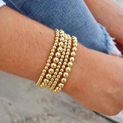 Multilayer Beads Pearl Bracelets for Women Multicolo Beaded Chain Bracelet Set Female Bracelet Bangles Jewelry Gift Bijoux Femme