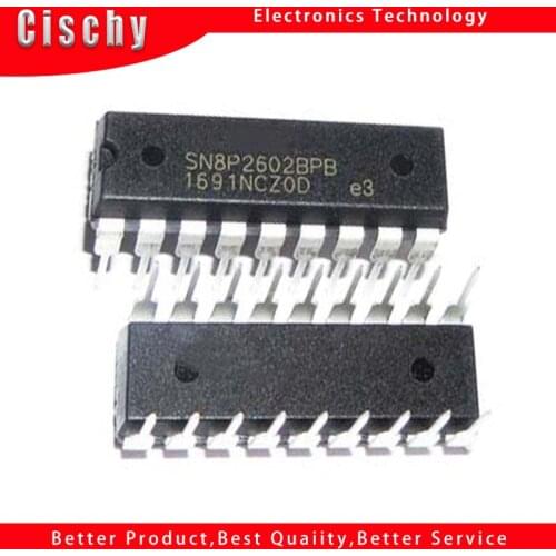 5pcs/lot SN8P2602BPB SN8P2602BPG SN8P2602 SN8P2602AP SN8P2602CPB DIP-18 In Stock