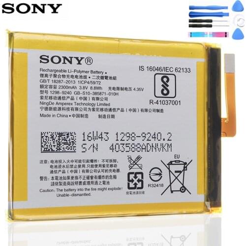 LIS1618ERPC 1298-9240 Battery For SONY Xperia XA (F3111) E5 F3116 F3115 F3311 F3112 F3313 Phone LIP1635ERPCS Xperia XA1 G3112