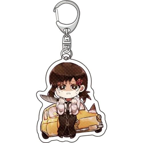 Anime Chainsaw Man Pochita Acrylic Keychain Kawaii Characters Pendant Key Chain Toys Gift Souvenir Cosplay Props Accessories Hot