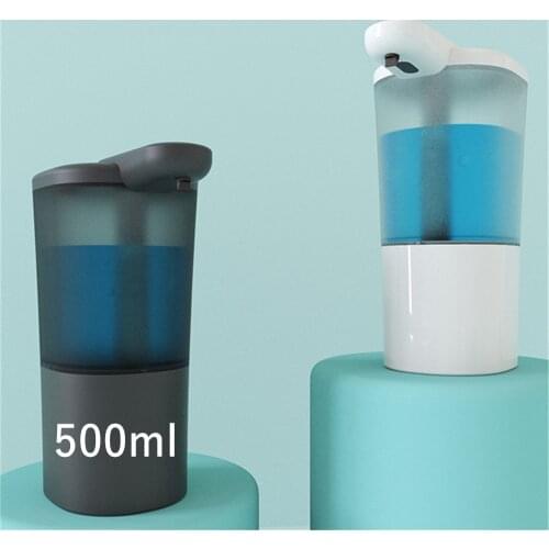 PUPWONG Touchless Dispenser Automatic Sensor 500ml Gel Infrared Hand Sanitizer Dispenser for Kitchen Bathroom Equipment