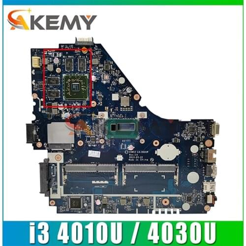 For Acer E1-572 E1-572G V5-561G laptop motherboard NBV9E11001 V5WE2 LA-9531P with CPU i3 4010U / 4030U DDR3 test OK Mainboard