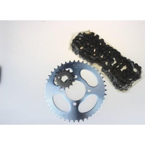 For Suzuki QS125-3 / GSX125-3A / B / C / E / F / G / H Chun Wei Sets of Chain Sprocket Chain Chainwheel