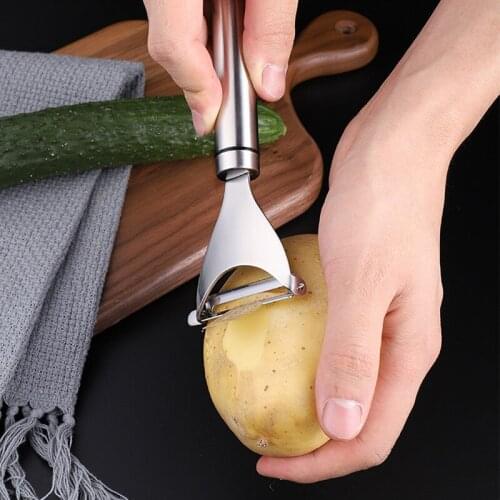 304 Stainless Steel Household Peeler Apple Carrot Potato Cucumber Planer Kitchen Multifunctional Fruit Vegetable Creative Tools