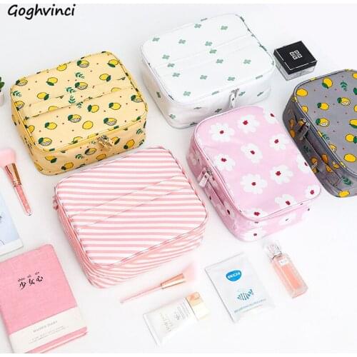 Cosmetic Bags Make Up Large Capacity Multi-function Multi-storage Waterproof Travel Fashion Ins Leisure Simple Box Chic Cases