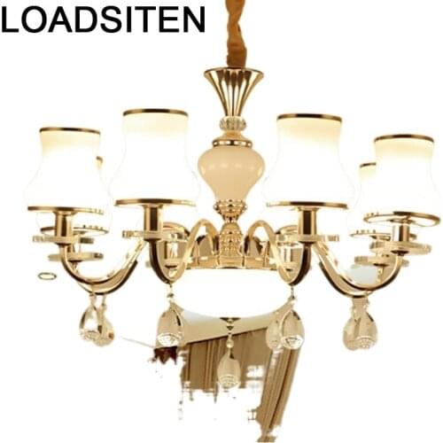Fille Kitchen Hanglampen Voor Eetkamer Crystal Candiles Modernos Luminaire Suspendu Lampara Colgante Lampen Modern Hanging Lamp