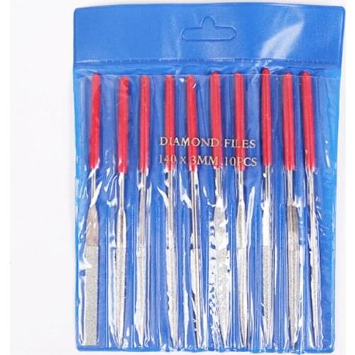 50set Needle Files Kit Carving Jewelry Diamond Glass Stone Wood Craft Electroplated grinding wheel, grinding head, cutting piece
