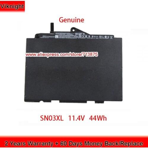 Genuine SN03XL Battery 800514-001 for HP EliteBook 820 725 G3 Series 800232-241 HSTNN-UB6T Laptop 11.4V 44Wh