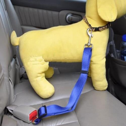 New Lefdy 4 Colour Strong pet Dog Car Travel Seat Belt Clip Lead Restraint Harness Auto traction leads