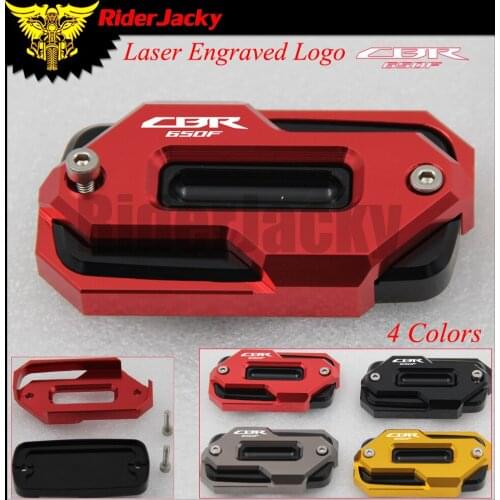 RiderJacky Motorcycle Front Brake Master Cylinder Fluid Reservoir Cover CAP For Honda CBR650F CBR 650F 2014-2018 2015 2016 2017