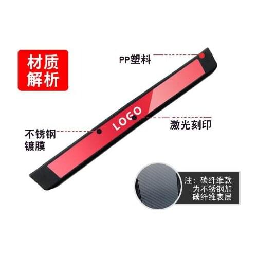 High-quality stainless steel+ABS Plate Door Sill Welcome Pedal Car Styling Accessories 4pcs/set for changan cs35 plus 2019