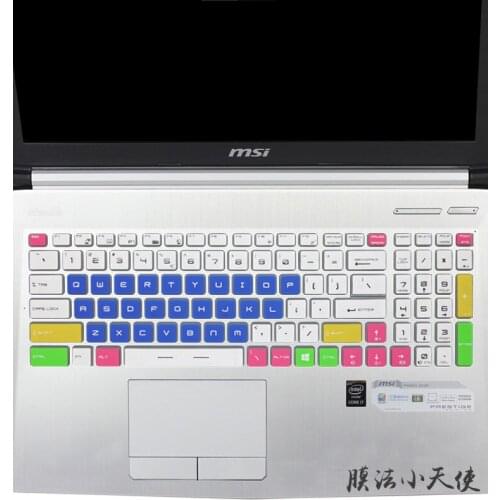 Laptop Keyboard cover Protector for MSI PE62 GP62M GP62MVR PE62 CS70 WT60 GS60 PE60 GS63VR PX60 PL60 WS63 CX62 WE62 WT60
