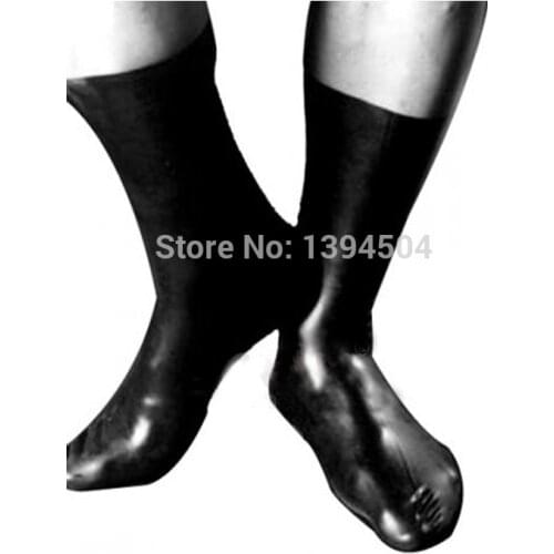 2019 Top Fashion Limited tight Lingerie Sexy Short Sockings Women handmade Latex boots lean Socks Fetish Stockings