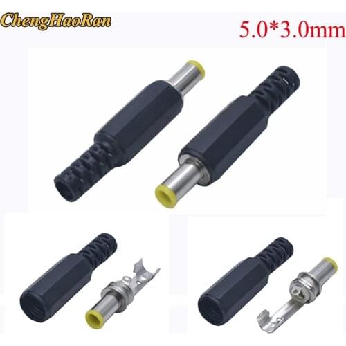 1PCS 5.0 * 3.0mm 5.0*3.0 DC Power Male Plug Jack Adapter Connector plug For Samsung RC420 R700 N140 N145 305V4A Series Laptops